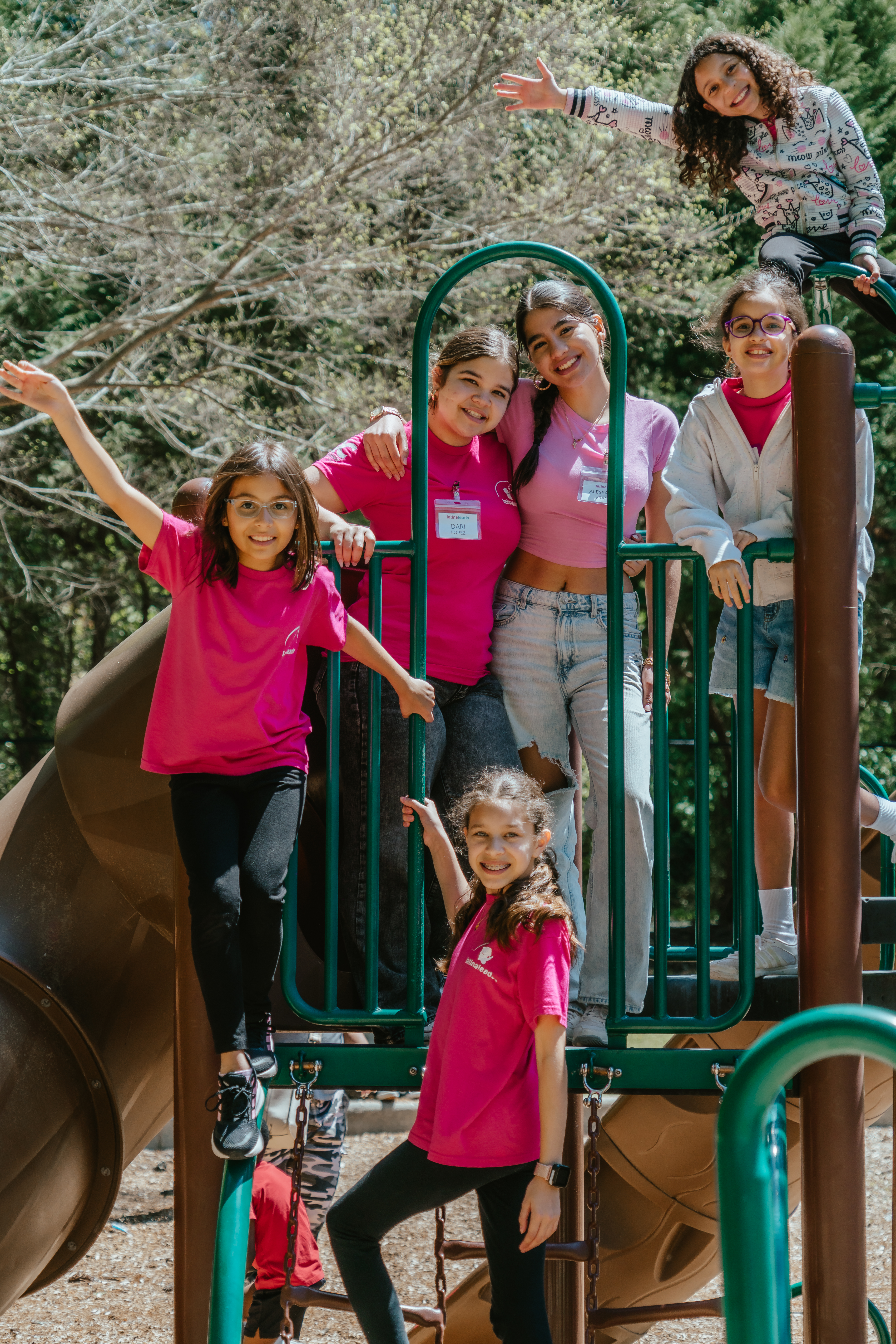 Niñas del campamento